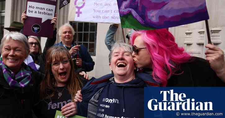 Legal definition of woman is based on biological sex, UK supreme court rules
