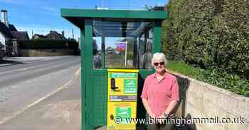 UK's first-ever solar-powered defibrillator installed in Midland bus shelter