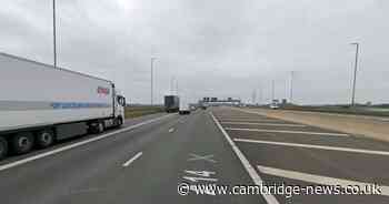 Firefighters cut person from lorry after crash on A14 near Huntingdon