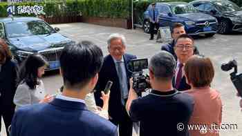 Nvidia chief Jensen Huang flies to Beijing for talks
