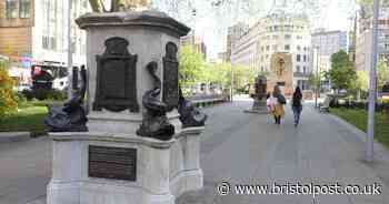 Controversial second plaque on Edward Colston's empty plinth finally installed