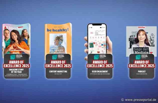 Vierfacher Erfolg für die Wort & Bild Mediengruppe bei den European Publishing Awards 2025