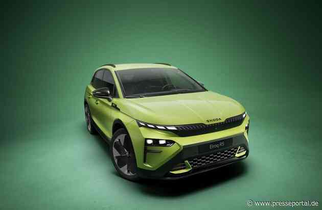 Sportliches Topmodell Škoda Elroq RS feiert Bestellstart ab 53.050 Euro