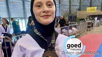 Feyza Kilic (15) pakt brons op Belgian Open Taekwondo