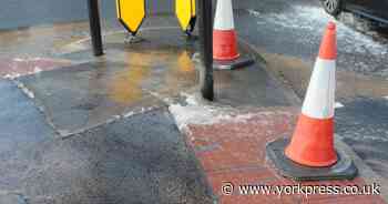 WATCH: Another water pipe bursts in York as homes without water