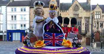 'Beautiful' post box topper placed in Durham Market Place for royal visit