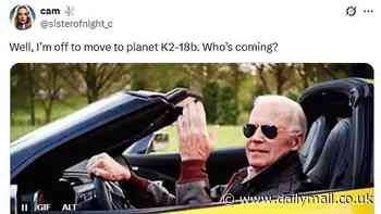 Social media erupts with hilarious memes as scientists discover signature of alien life on a planet 120 light years from Earth - 'don't lose hope - maybe the love of your life is on K2-18b'