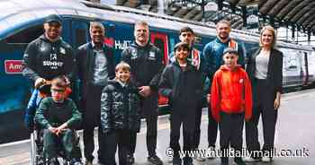 Young rugby fans meet their Hull team heroes on special journey