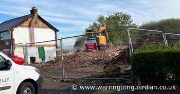 Work begins to demolish homes as part of huge housing estate development