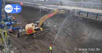 Südschnellweg in Hannover: Bagger zerlegen jetzt die Brücke
