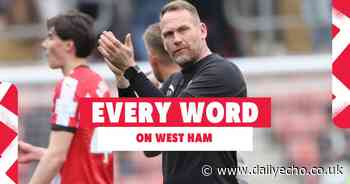 Every word Rusk said on Downes return, Potter relationship and West Ham challenge