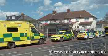 Man dies after incident at bus stop outside primary school in Dagenham