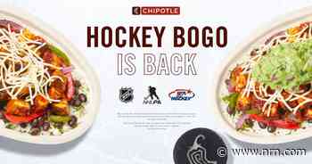 Chipotle brings back its buy-one-get-one deal for the Stanley Cup playoffs