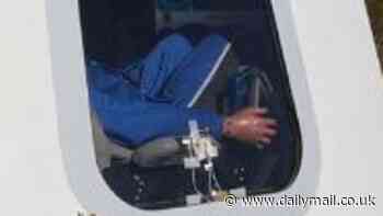 Now conspiracy theorists claim to spot a fake HAND on the Blue Origin ship - as they continue to insist something was 'definitely wrong' with Katy Perry's flight