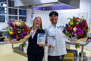 Studenten Nova College Hotelschool Esmée Poulen en Kritthaphong Kerdsomjit winnen Bokkedoorns Award