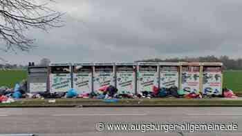 Müll und Ärger: Stadt und Landkreis entfernen illegale Altkleidercontainer in Landsberg