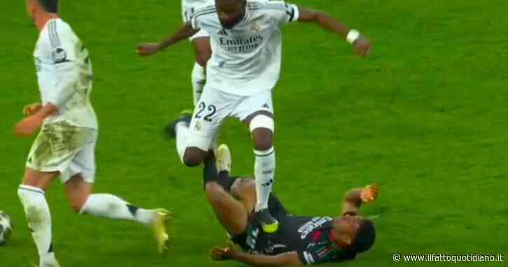 Rüdiger calpesta Lewis-Skelly in Real-Arsenal: l’inglese si “vendica” sui social