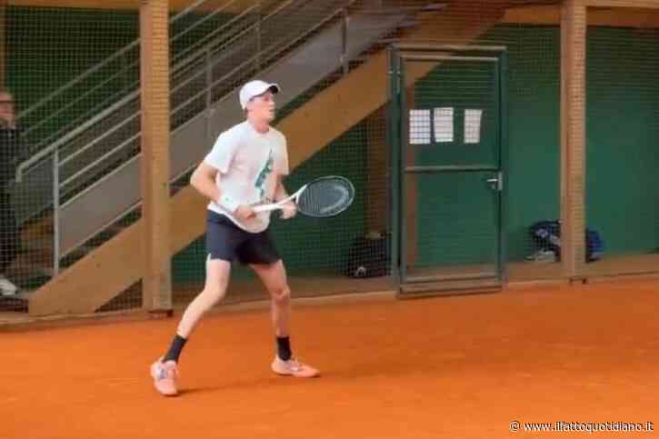 Sinner è tornato: ecco il primo allenamento dopo la sospensione per il caso Clostebol