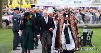 21 brilliant photos as King Charles and Queen Camilla visit Durham Cathedral for Maundy service