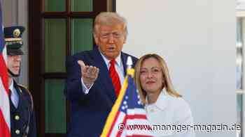 Donald Trump: US-Präsident optimistisch über Zolleinigung mit der EU