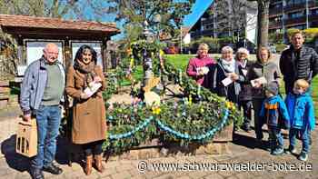 Brauchtum in Beinberg: Erstmals Osterbrunnen auf Dorfplatz