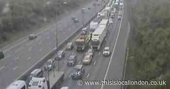 Broken down vehicle causes SEVERE delays near Dartford Crossing