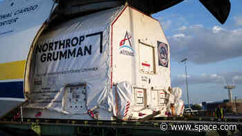 Moon-orbiting Gateway space station's habitat module arrives in the US (photos)