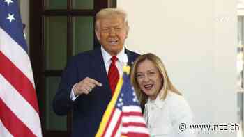 «Es wird einen Deal mit Europa geben, hundertprozentig»: Trump und Meloni üben Beziehungspflege im Weissen Haus