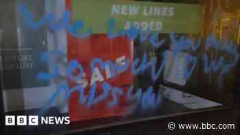 Woman jailed for criminally damaging buildings