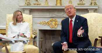 Meloni bei Trump: Sprachlos im Oval Office