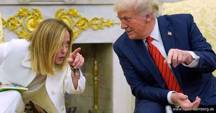 Gute Stimmung im Oval Office – Meloni umgarnt Trump