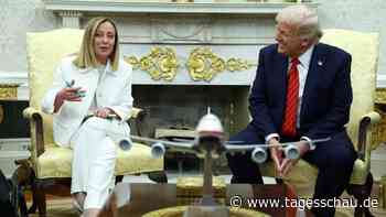 Meloni bei Trump: Lob, Schmeicheleien und demonstrative Zuversicht