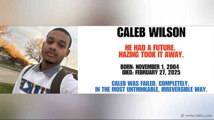 Anti-hazing billboard in New Orleans honors Southern student killed in hazing ritual