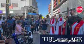 Orthodox Easter congregation in Footscray