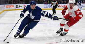 Leafs down Wings in regular-season finale