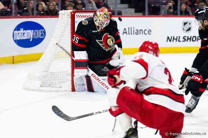 Ottawa Senators close regular season with 7-5 victory over the Carolina Hurricanes