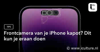 Frontcamera van je iPhone kapot? Dit kun je eraan doen