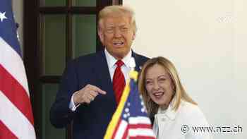 «Es wird einen Deal mit Europa geben, hundertprozentig»: Trump und Meloni üben Beziehungspflege