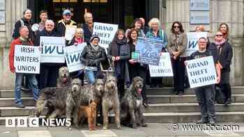Irish wolfhounds join writer's protest on Meta AI