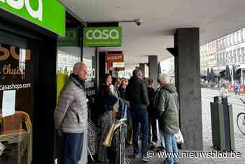 Stormloop op Gentse Casa door uitverkoop na faillissement: eerste klanten staan al van zes uur ’s ochtends aan de deur