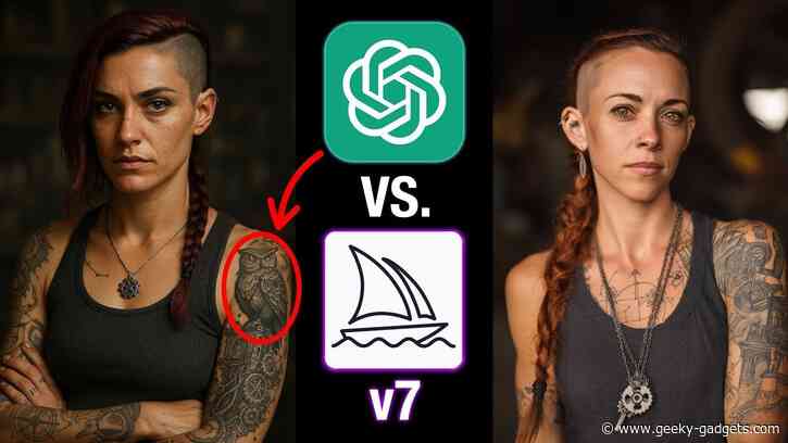 ChatGPT vs Midjourney 7 : Same Prompt Image Generation Comparison