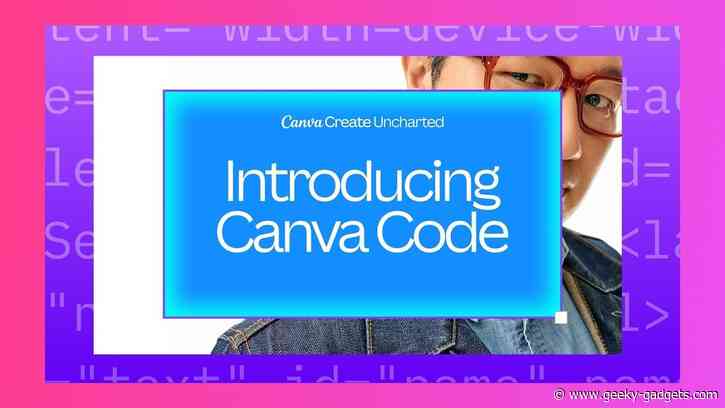 Canva Code : The AI Tool That Lets You Code Without Coding