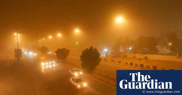 Weather tracker: sandstorm turns Iraqi skies orange and empties the streets