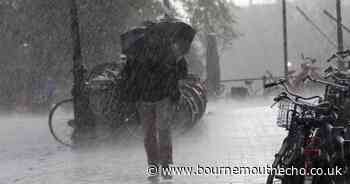 Hour-by-hour weather forecast as heavy rain expected