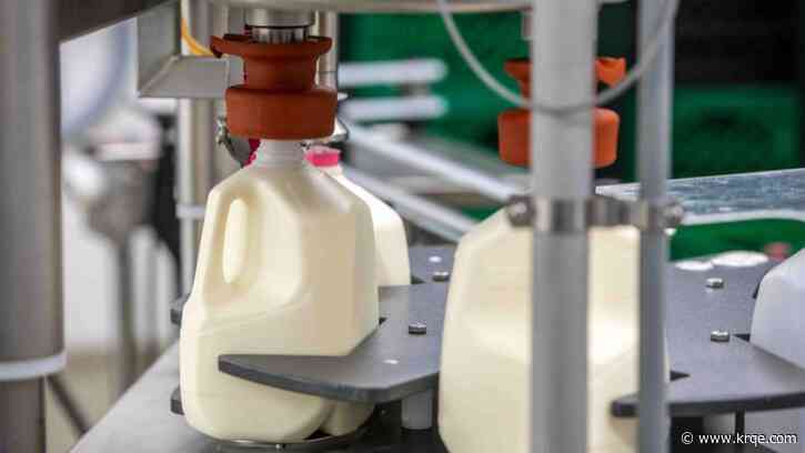 Why do plastic milk jugs have a circular indent on the side?