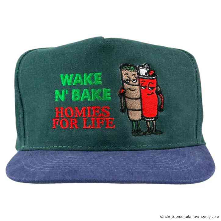 WAKE N BAKE Homies For Life Custom Embroidered Hat