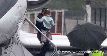 Rory McIlroy's private jet lands in Belfast as he returns home after Masters win