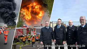 „Explosion riss mich um“: Feuerwehrleute berichten von Chemie-Brand