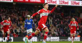 Marcus Forss handed big opportunity as Middlesbrough host Plymouth Argyle