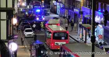 Man arrested on suspicion of drunk driving after multiple vehicle crash in Beckenham